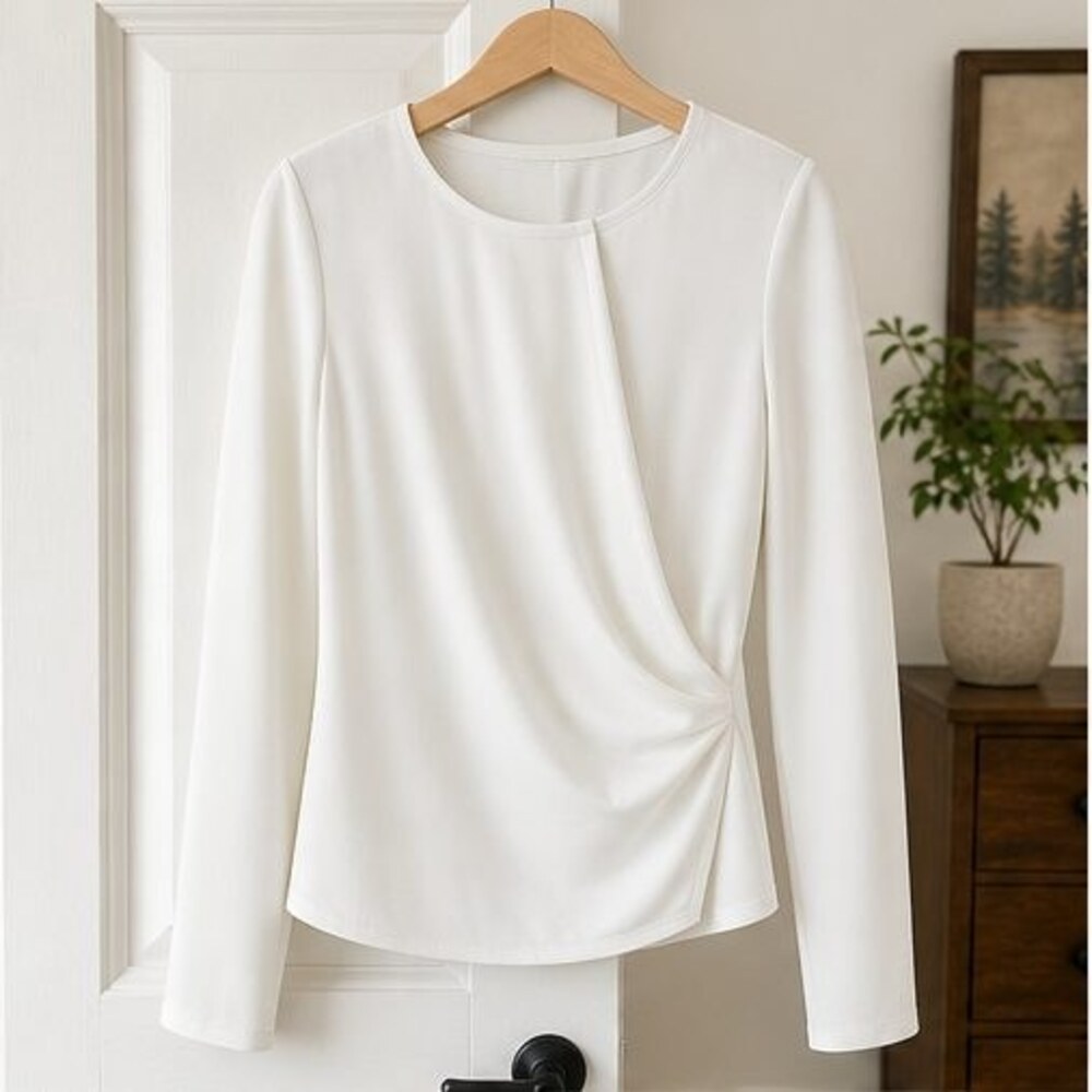 White Wrap Blouse